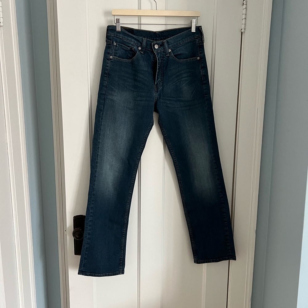 Levi’s Men's Dark Blue Straight Leg Jeans 31/32